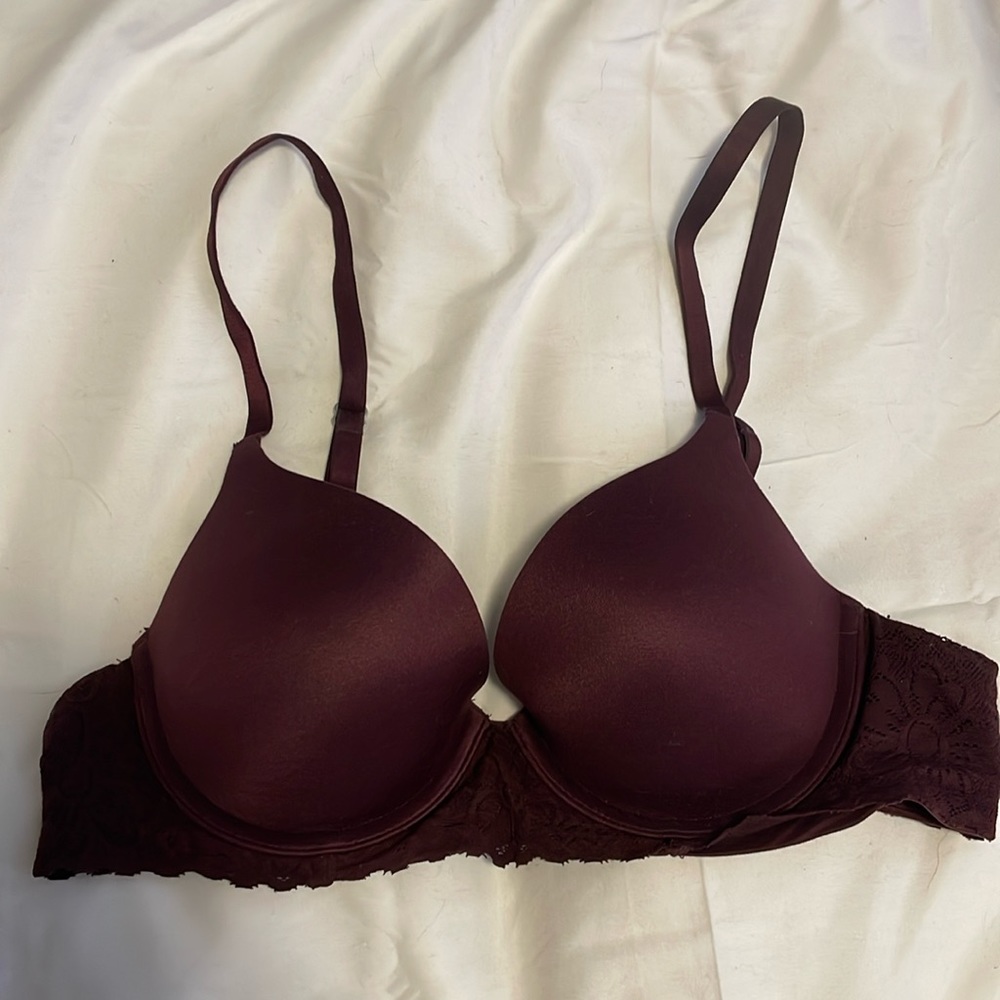 Purple Aerie Sunnie, Demi Coverage Bra, 34B